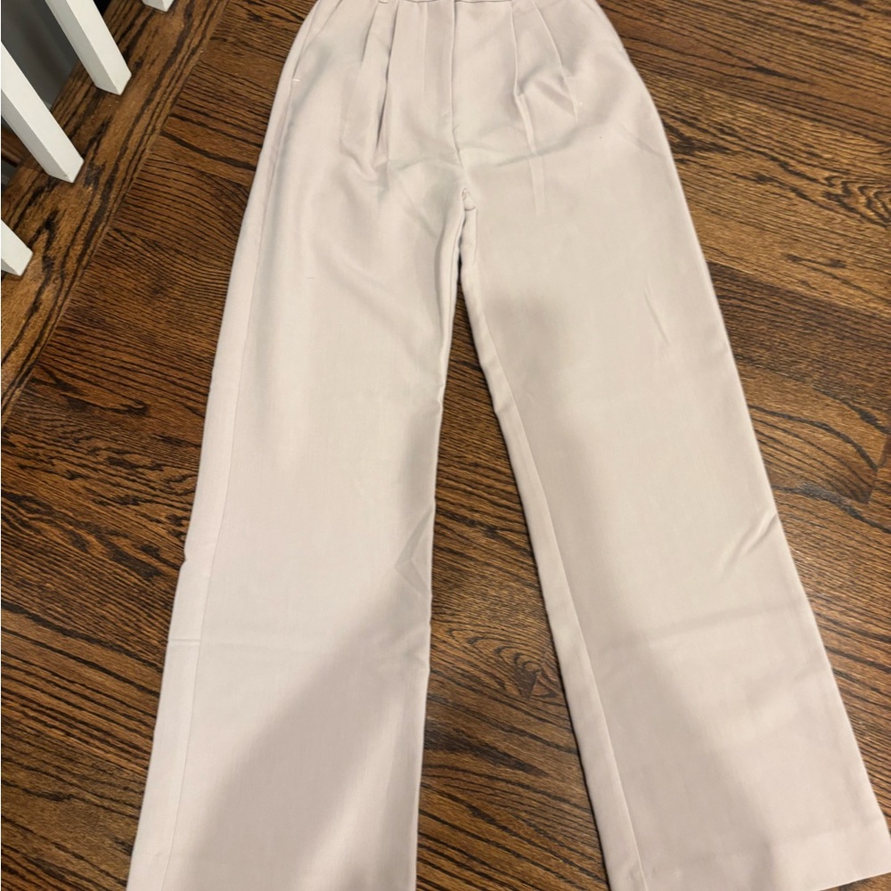 Elegant Cream Women's Pants